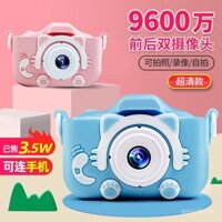 Máy ảnh trẻ em in ảnh mini DSLR cho học sinh tiểu học, quà tặng năm mới cho bé gái, đồ chơi máy ảnh