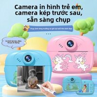 Máy Ảnh Trẻ Em Mới Có Thể In Ảnh Máy Ảnh Kỹ Thuật Số Bé Trai Bé Gái Đồ Chơi Quà Tặng Sinh Nhật Máy Ảnh Polaroid