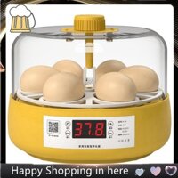 Máy ấp trứng Mini Máy ấp trứng gia đình tự động Máy ấp trứng tự động Máy ấp gà trẻ em điện, 6 quả trứng, phích cắm EU Dễ sử dụng