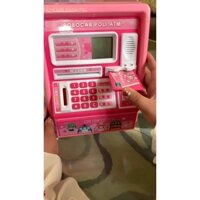 MÁY ATM đồ chơi xe Robot POLI như ATM thật