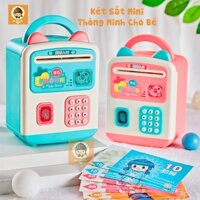 Máy ATM mini vân tay thông minh cho bé - Ống tiết kiệm tiền mini sử dụng vân tay thông minh cho bé dễ sử dụng