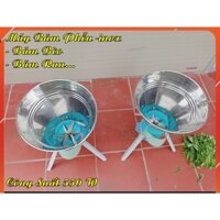 Máy băm bèo tây phễu inox