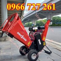 Máy băm cành cây làm mùn cưa, máy băm cành cây công suất 7hp