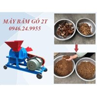 Máy băm cành cây, thân gỗ năng suất 400-500kg/h