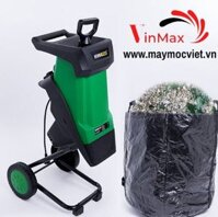 Máy băm cành lá cây mini chạy điện Vinmax VMB2400