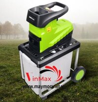 Máy băm cành lá cây mini chạy điện Vinmax VMB2800