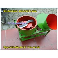 MÁY BĂM CHUỐI, CỎ VOI, CÂY NGÔ ĐA NĂNG cho trang trại đa năng có bánh xe tay đẩy MẪU MỚI nhất 2022