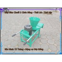 Máy băm chuối đa năng, băm lát, băm mịn chuyên phục vụ chăn nuôi, mô to dây đồng