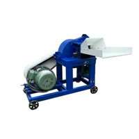 Máy băm cỏ nghiền siêu nhỏ giúp vật nuôi dễ hấp thụ, động cơ 15kw