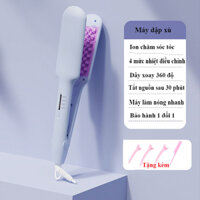 Máy Bấm Dập Phồng - Máy Dập Xù Chân Tóc Răng Vuông 4 Mức Nhiệt DX04