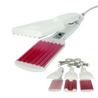 Máy bấm dập tóc bản Siêu Lớn - uốn sóng - duỗi ép thẳng tóc bản rộng