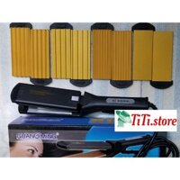 Máy Bấm Duỗi Tóc 4IN1 Lớn Chỉnh Nhiệt GuangMing