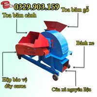Máy băm gỗ Bình Quân chuyên dụng băm thân cây gỗ, bắp ngô, cùi ngô, xơ dừa, bã mía, cành lá, ngô hạt, ngũ cốc, đậu đỗ,..