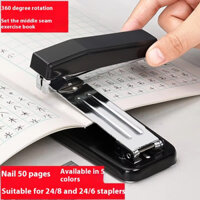 Máy bấm kim hạng nặng có thể xoay 360 Máy ghim dài tiêu chuẩn Sử dụng 24 / 6 26 / 6 24 / 8 26 / 8 Vật tư đóng sách văn phòng