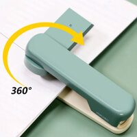 Máy bấm kim xoay Deli 360 50 tờ A3 A4 Kim bấm giấy 24 / 6 24 / 8 Kim bấm Vật tư đóng sách văn phòng