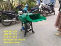 Máy băm rơm có lô tự cuốn, chỉnh được kích thước băm dài ngắn
