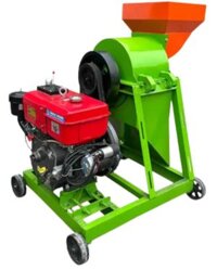 Máy Băm Xơ Dừa B300 Đầu Nổ Diesel D10