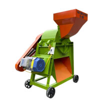 Máy băm xơ dừa B300 phiên mới động cơ 3.5kw, toa nạp rộng, cửa xả thẳng đứng tiện cho nguyên liệu dễ dàng thoát ra