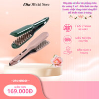 Máy bấm xù dập phồng tóc chân vuông 2in1 cao cấp, mềm mượt, không gãy tóc. BH chính hãng 3 tháng