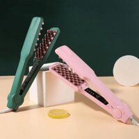 Máy Bấm Xù Dập Phồng Tóc Chân Vuông JE 213 / 817 Cao Cấp. 5 mức nhiệt hàng chính hãng bảo hành 12 tháng