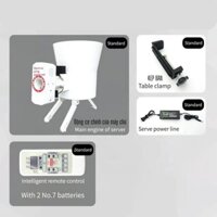 Máy bắn bóng bàn P1 2 mầu(ĐIỀU KHIỂN TIẾNG ANH)- tặng kèm 100 bóng tập