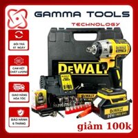 Máy bắn bulong, máy siết bulong Dewalt 20v không chổi than chân pin phổ thông M21