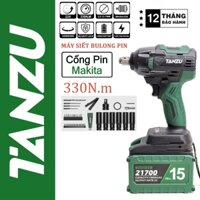 Máy Bắn Bulong TANZU TZ-980 Không Chổi Than, Chuyên Siết Mở Ốc, Khoan Tường, Vặn Vít, Bắn Tôn