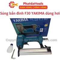 Máy bắn đinh gim F30 hơi YAKIMA-Chính hãng-Tặng Kèm Hộp 5000 Đinh Gỗ F30-Bảo hành 6 tháng