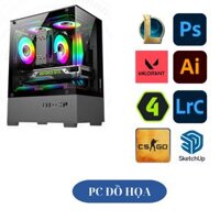 Máy bàn i5 11400F Box 4.4GHz, RAM 16GB ,Mainboard Asus H510M K, PSU CST 650W, SSD NVME 512GB,Card VGA OCPC GTX1660 Super 6GB, Case Magic MIX đen (không fan)