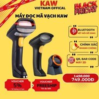 Máy Bắn Mã Vạch KAW Cầm Tay Cao Cấp Bắn Mã Vạch, QR, Có Dây, Không Dây, Bluetooth