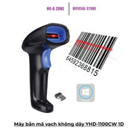 Máy bắn mã vạch không dây YHD-1100CW 1D - Đầu đọc mã Barcode hỗ trợ quét giấy in nhiệt, quét trên màn hình Điện thoại