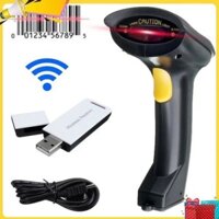 Máy bắn mã vạch, máy quét mã vạch không dây cầm tay tiện lợi 2.4G với công nghệ quét Laser giúp đọc sản cực nhanh