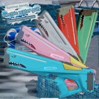 Máy bắn Nước điện tự Động Pin Sạc, Súng Nước Điện Cỡ Lớn Áp Lực Phun Nước Xa Mạnh