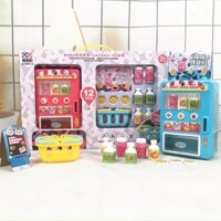 máy bán nước tự động và đồ chơi nhà bếp