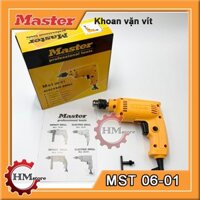 Máy bắn vít 6.5mm Master MST06-01, công suất 400w - Máy vặn vít mini, máy khoan sắt, khoan gỗ, khoan kim loại ..