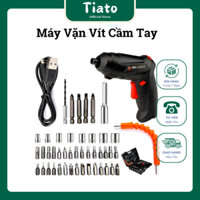 Máy bắn vít cầm tay, máy khoan bắt vít mini đa năng động cơ công suất cao - TIATO STORE