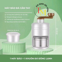 Máy bào đá mini xay đá tuyết quay bằng tay đa năng cho mọi nhà