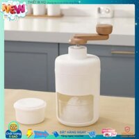 Máy Bào Đá Mini Xay Đá Tuyết Quay Bằng Tay Đa Năng Cho Gia Đình