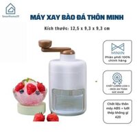 Máy Bào Đá Mini Xay Đá Tuyết Quay Bằng Tay Đa Năng Cho Gia Đình - HÀNG CHÍNH HÃNG MINIIN