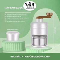 Máy bào đá mini xay đá tuyết quay bằng tay đa năng cho mọi nhà