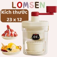 Máy Bào Đá Nhuyễn Mịn LOMSEN - Máy Xay Đá làm Bingsu tại nhà tiện lợi