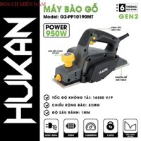 Máy bào gỗ HUKAN G2-PP10190MT ,công xuất 950w siêu khỏe Chiều rộng bào: 82mm chính hãng bos.ch miền nam