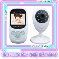 Máy báo khóc không dây Baby Monitor Camera siêu nét CORKY BABY MBK02