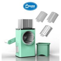 Máy bào rau củ HOUSESHOP làm bằng chất liệu nhựa ABS kèm theo 3 lưỡi dao đa năng giúp việc nội trợ trở nên dễ dàng