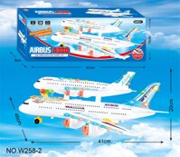 Máy Bay 2 Tầng Airbus A380 Phát Đèn - Nhạc W258-2