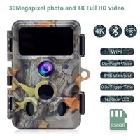 Máy bẫy ảnh chất lượng cao Terino RD30-4K Pro (30 MP, Video 4K, Xem hình ảnh trên LCD, qua Wifi, IR 940nm không phát hiện) - Hàng chính hãng