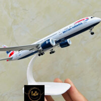 MÁY BAY "BOEING 787 BRITISH AIRWAYS" HỢP KIM CAO CẤP, SƠN TĨNH ĐIỆN BÓNG ĐẸP LOẠI 1 (FULLBOX)