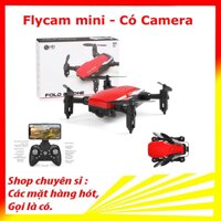 Máy bay camera 4k flycam mini giá rẻ điều khiển từ xa quay phim, chụp ảnh, chống rung kết nối wifi có tay cầm điều khiển