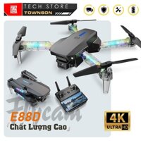 Máy Bay Camera E88D Flycam Drone Camera HD 4K FPV 5000M Cảm Biến Tránh Vật Cản Xoay 360 Độ