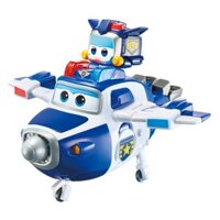 Máy bay cảnh sát Paul , Jett, Donnie, Astra cỡ lớn và thú cưng bộ mô hình đồ chơi super wings đội bay siêu đẳng (1xe)